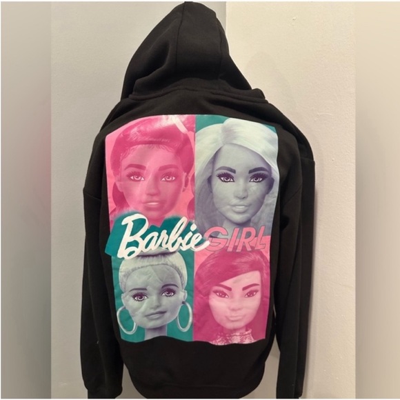 Barbie Tops - NWT Barbie Hoodie, Size Small